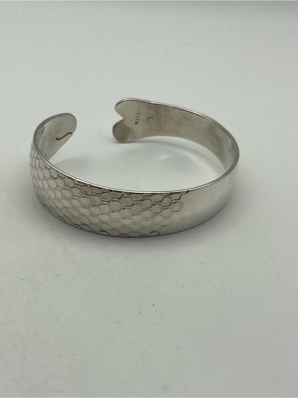 Eden Hand Arts herring cuff bracelet 14k & sterling silver Large Cape Cod - Picture 4 of 16